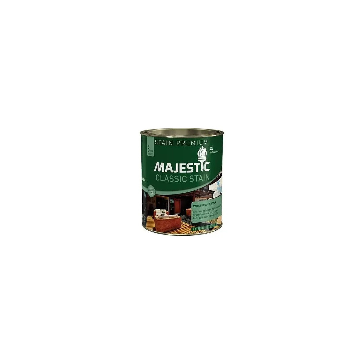 Stain Classic Majestic 900ml Renner Cor Mogno