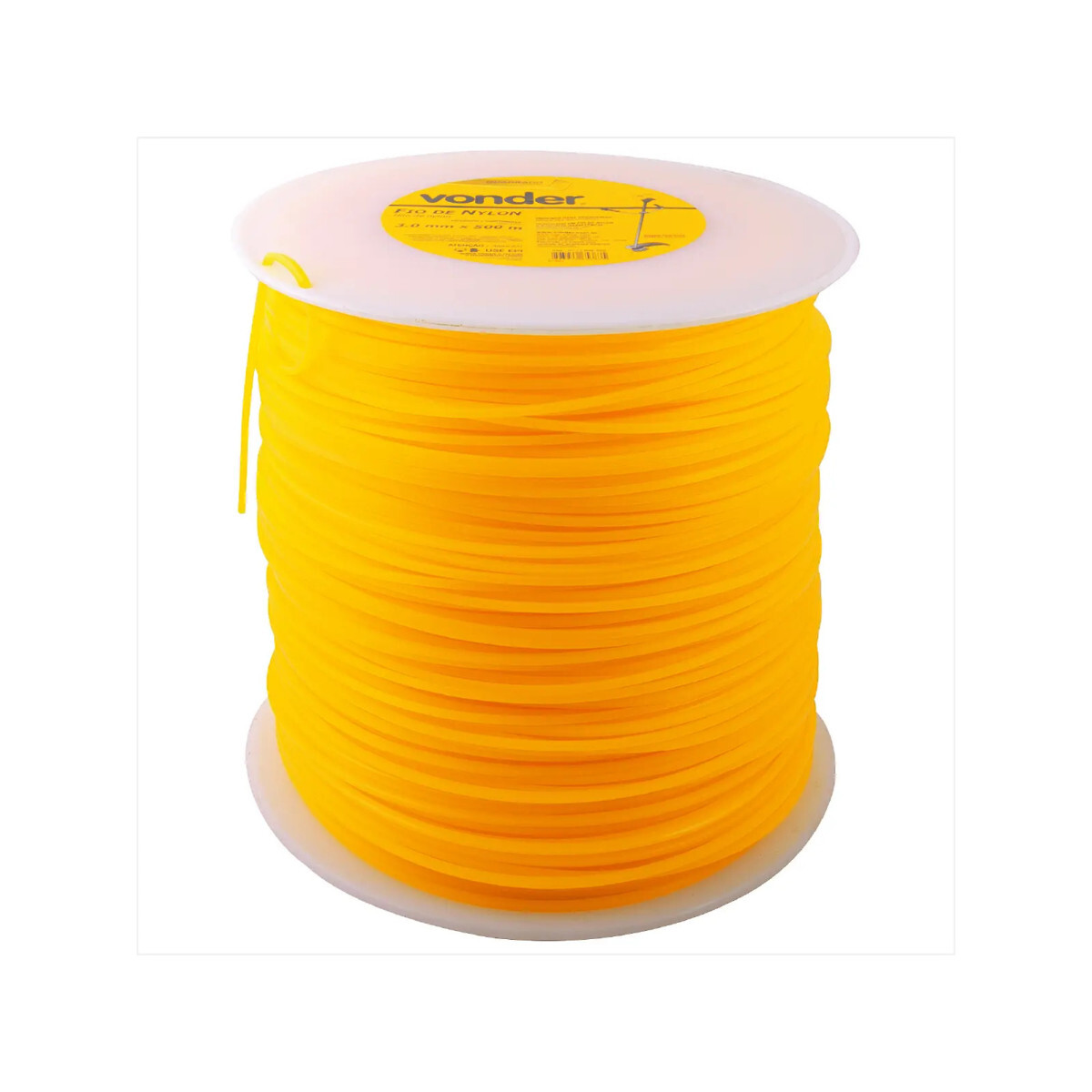 Fio de Nylon 3,0 Mm X 500 M Quadrado - Vonder
