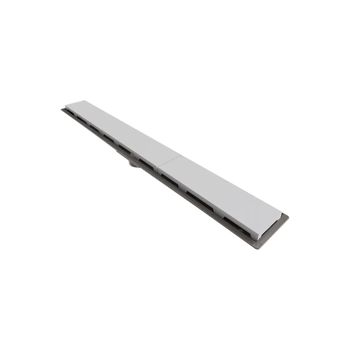 Ralo Linear Novii Seco 8883 75cm Saída Central Tampa Branca
