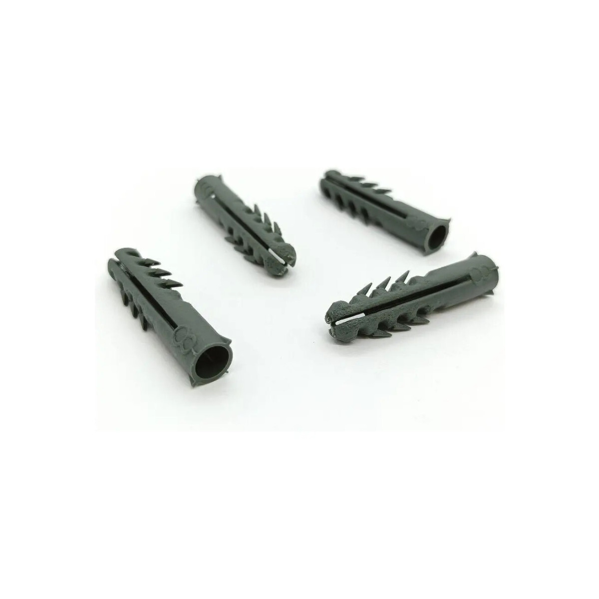 Bucha de Nylon 7mm Usaf Ubs Branca Sem Anel para Fixação
