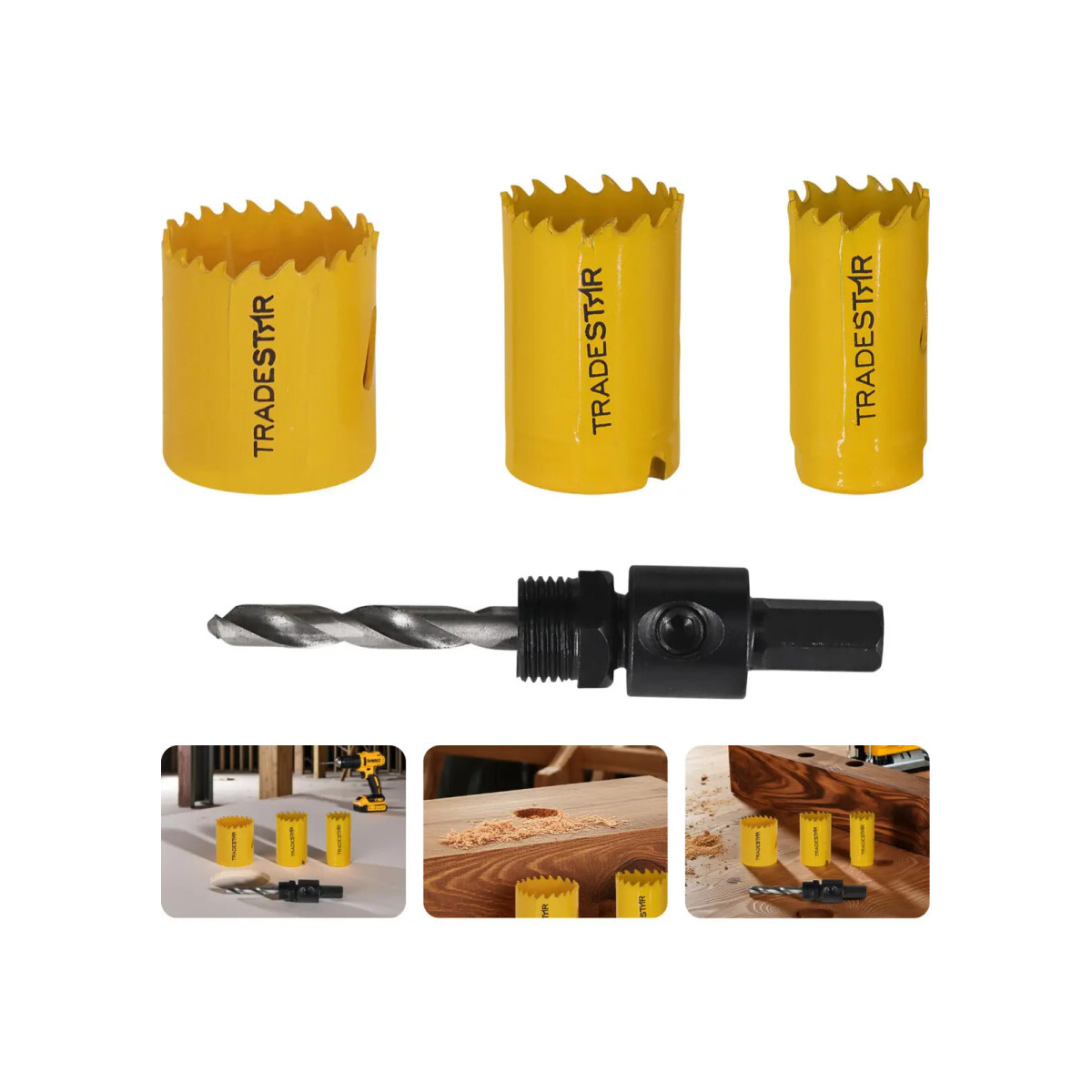 Jogo Serra Copo 25 - 40 Mm Bimetal Tradestar