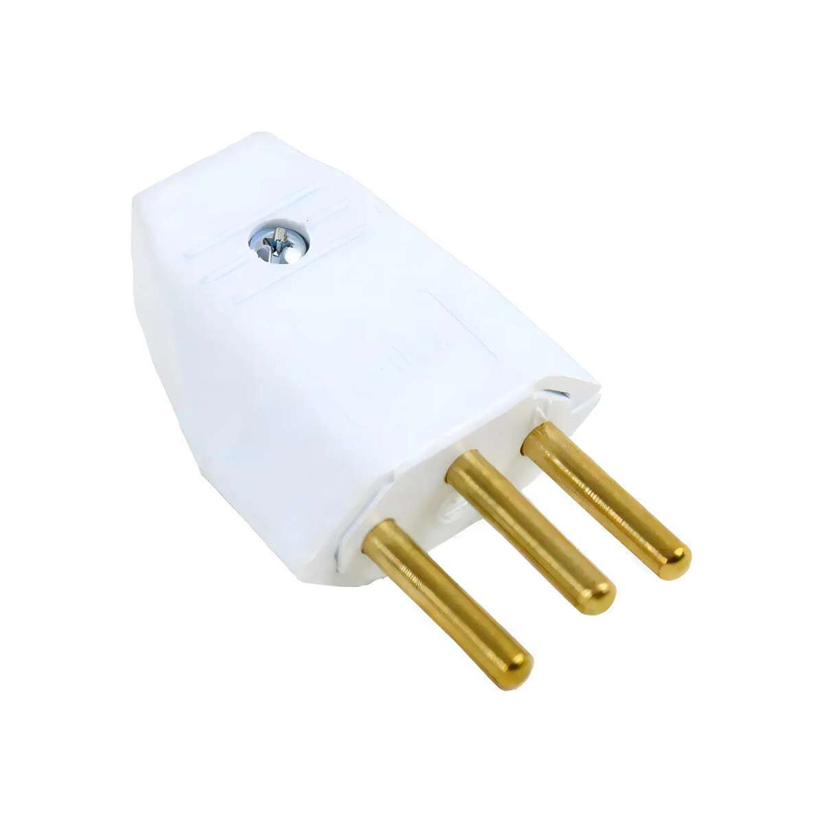 Plug Macho Robusto Ilumi 2p+t 20a Cinza