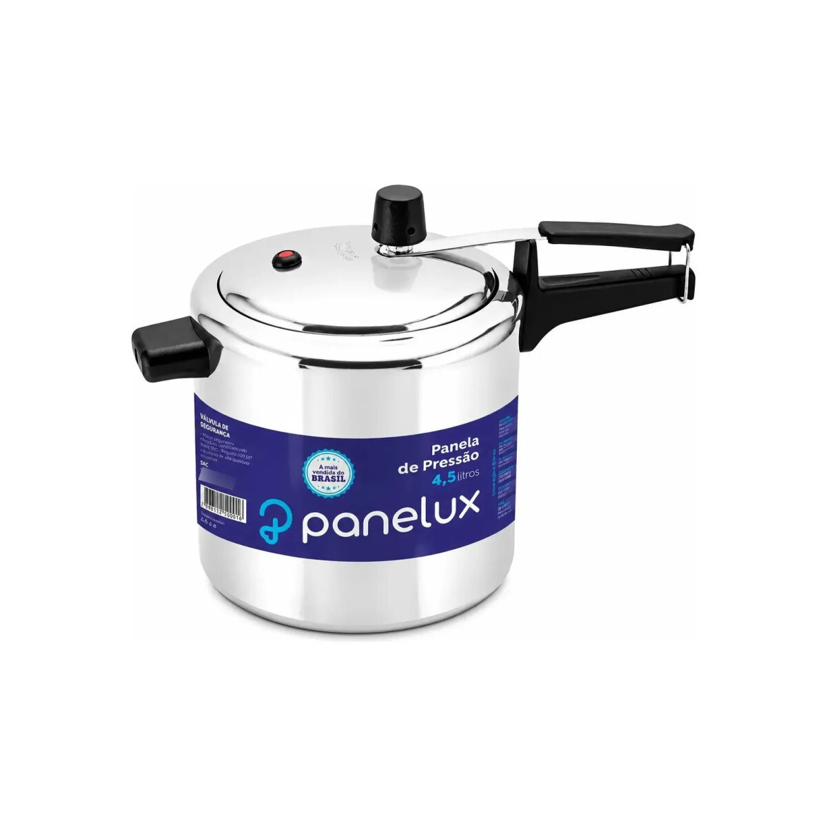 Panela de Pressão 4,5 Litros Alumínio Polido Panelux Classic