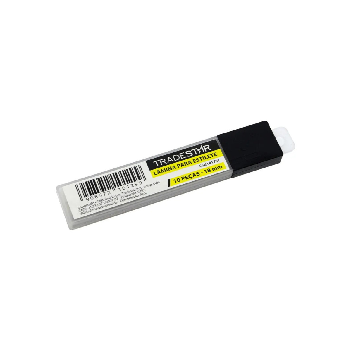Jogo de Lâmina para Estilete Larga 18mm com 10 Peças