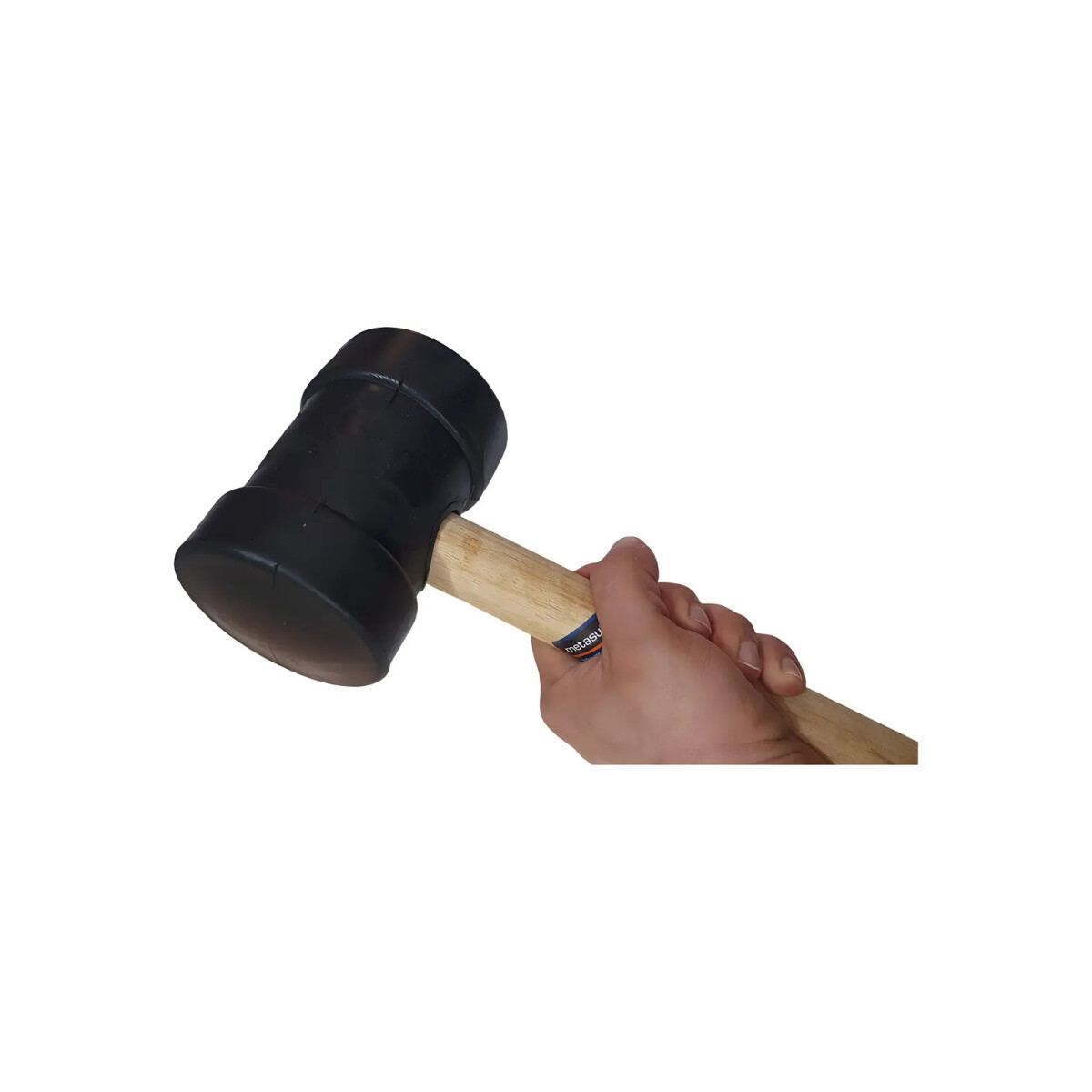 Martelo de Borracha 80mm 30cm Metasul para Borracheiros e Pi