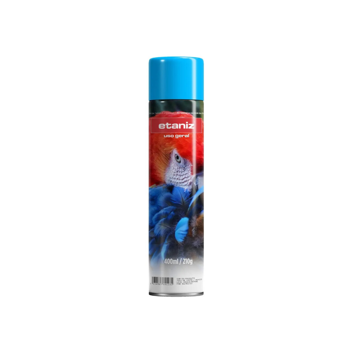 Tinta Spray Azul Médio 400ml Uso Geral Lev&uze