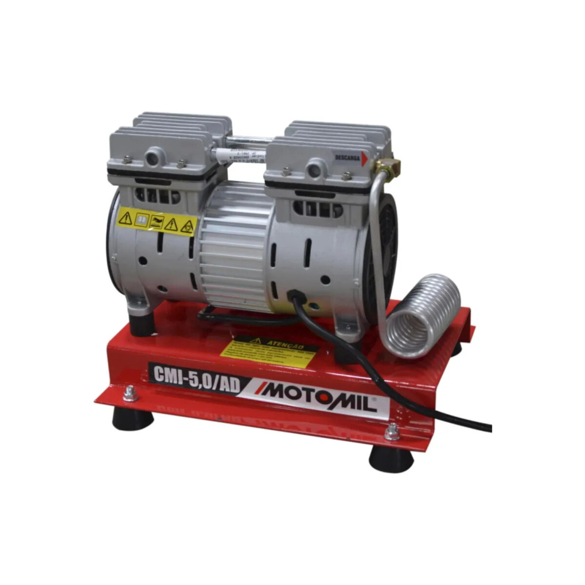 Compressor de Ar Portátil Motomil 1.361hp Isento de óleo