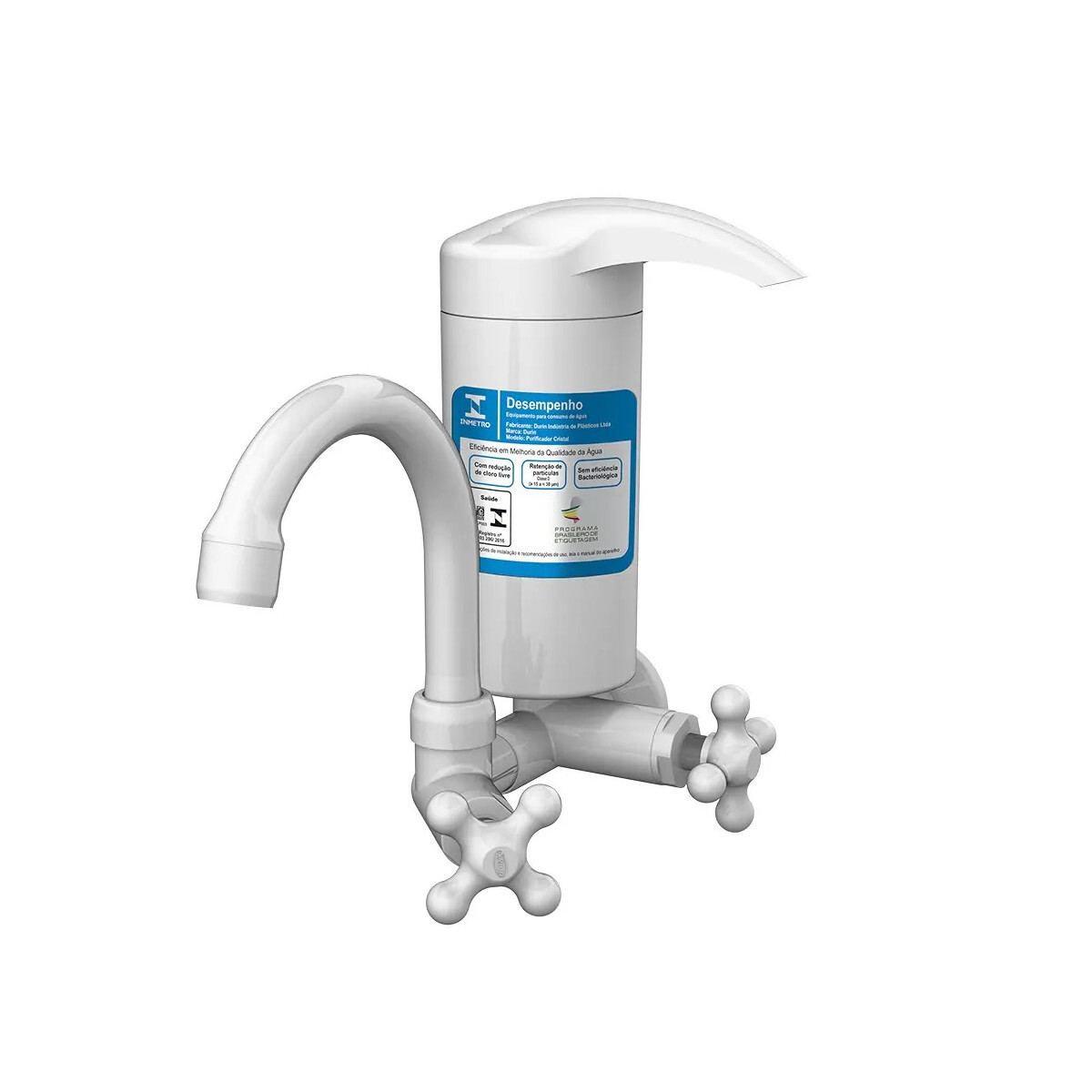 Purificador de água Durin Abs Branco Ref 05583 para Cozinha