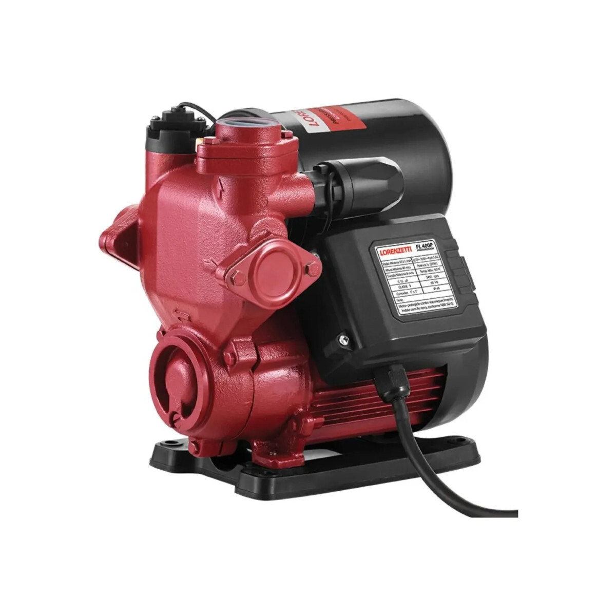 Bomba Pressurizadora Lorenzetti Pl 400p 370w 40mca água