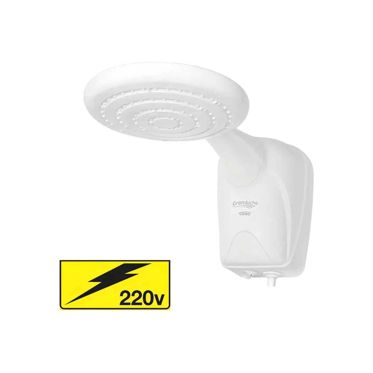 Chuveiro Elétrico Fame Granducha Eletrônica 220v 7000w Branc