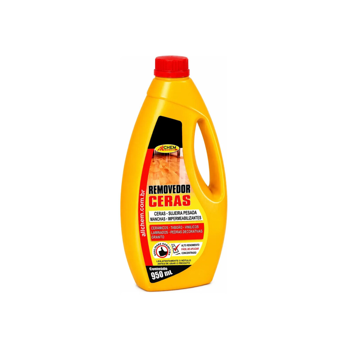 Removedor de Cera Allchem 950ml Profissional Pós-obra Pisos