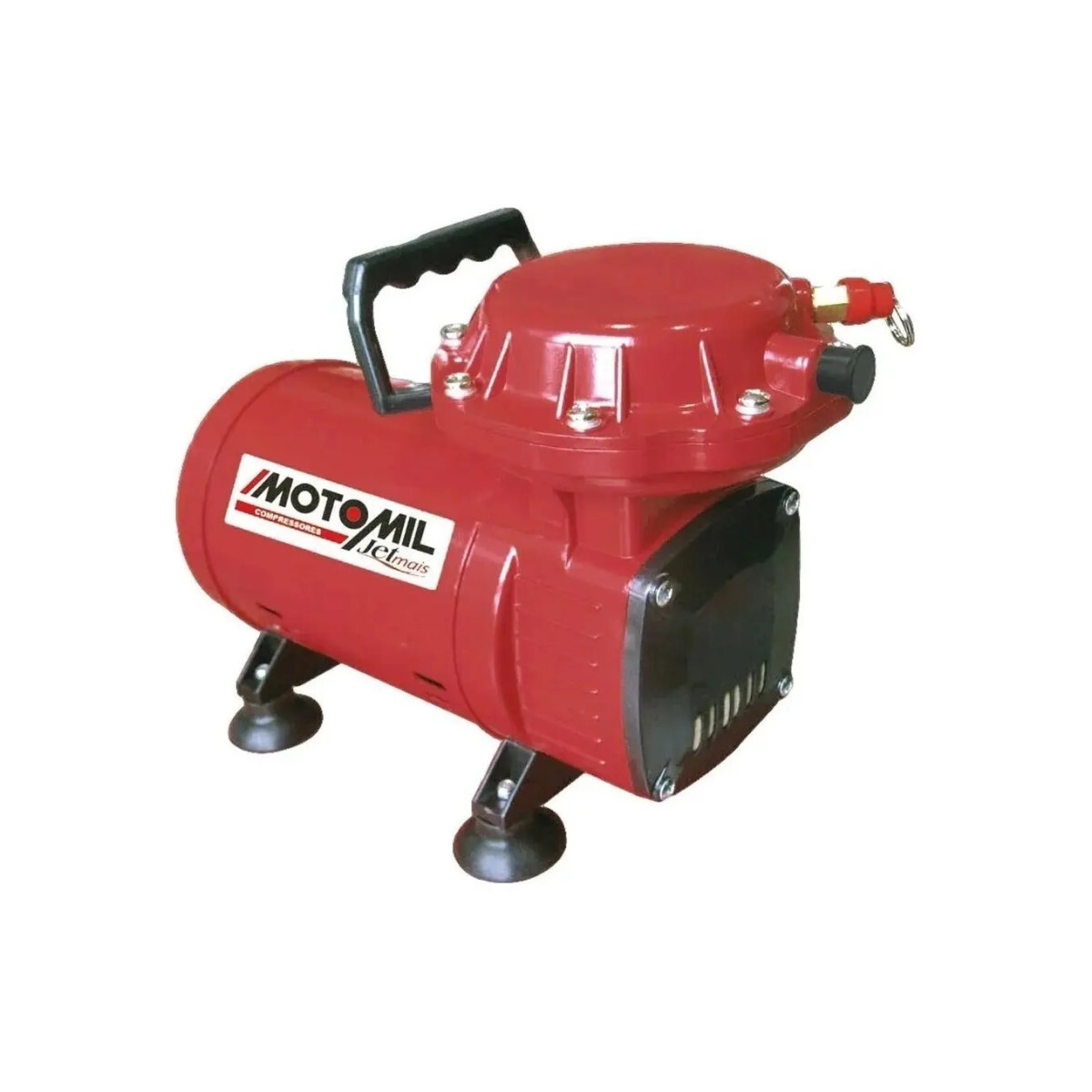 Compressor de Ar Elétrico Portátil Jetmil-s Motomil Cor Verm
