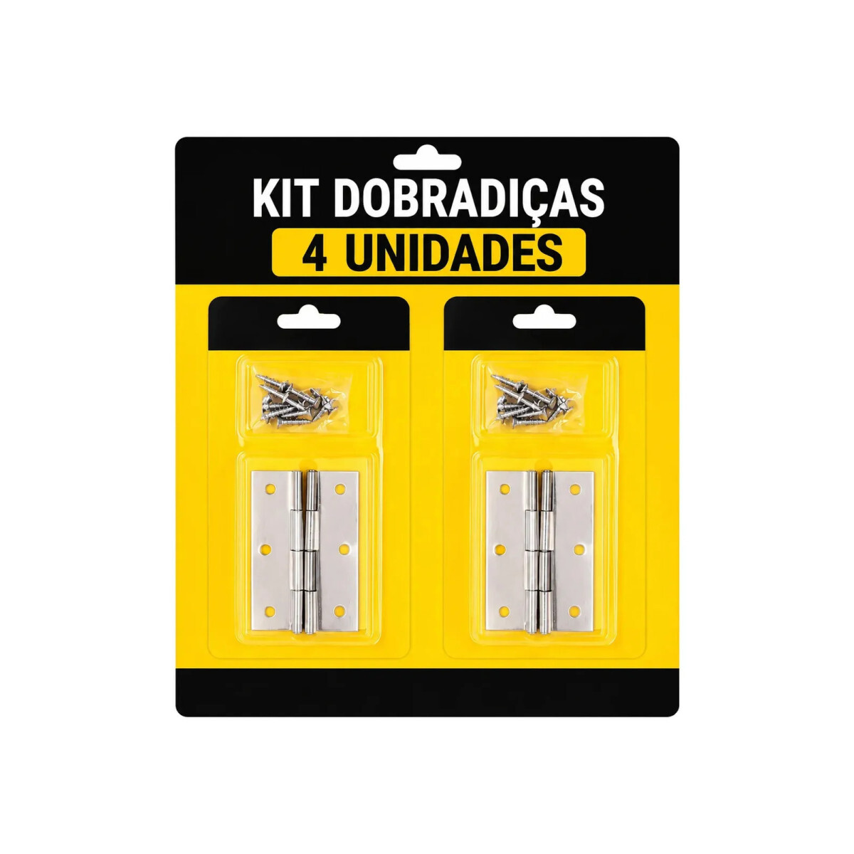 Dobradiça Pino Solto Zincada N° 3 Startools Kit 2un C/ Parafusos