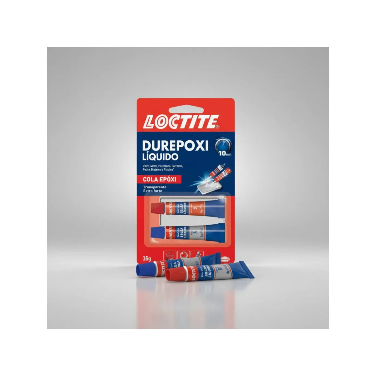 Durepoxi Líquido Transparente Loctite 16g - Adesivo Epóxi Forte