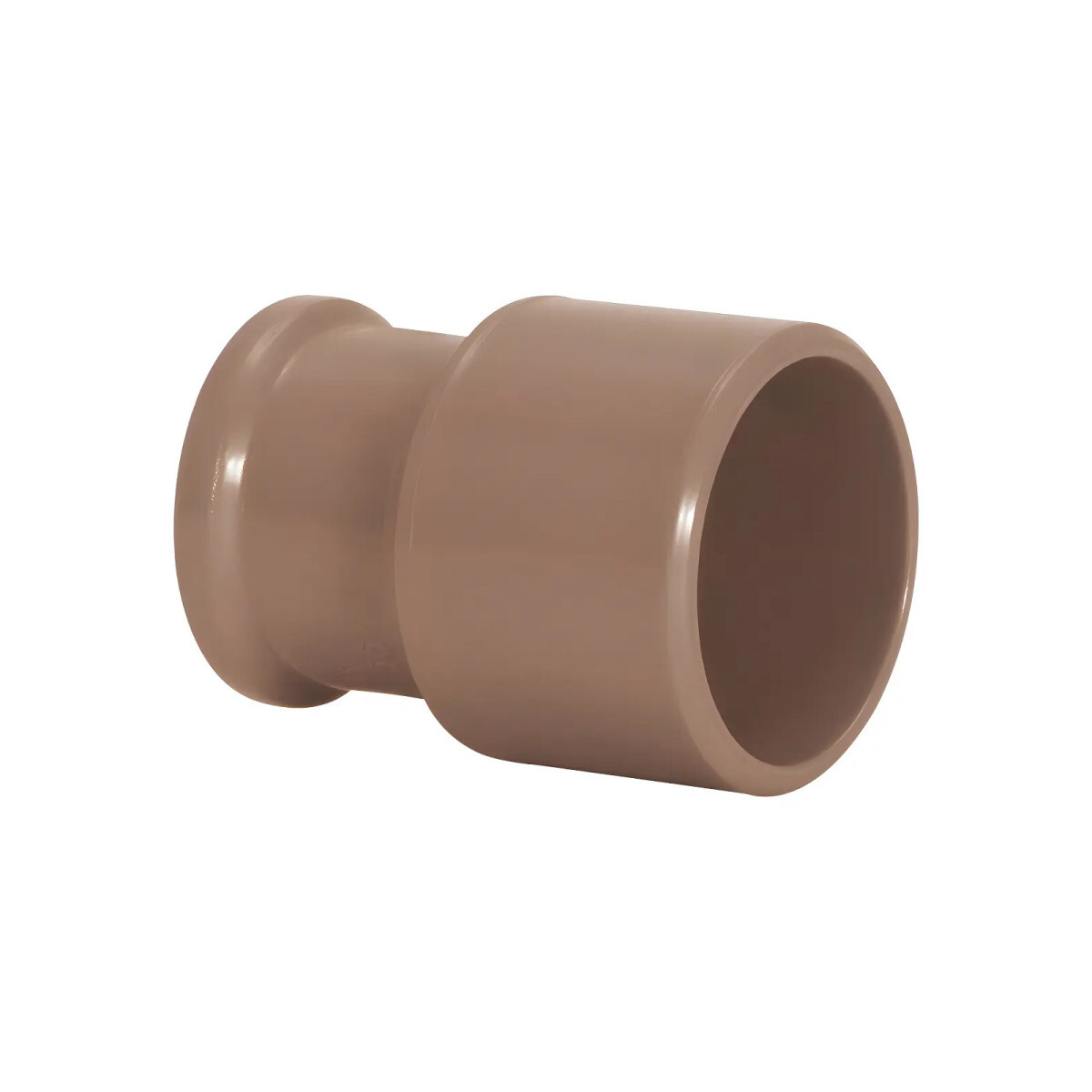 Bucha de Redução Soldável Longa 40x25mm Pvc Marrom Amanco
