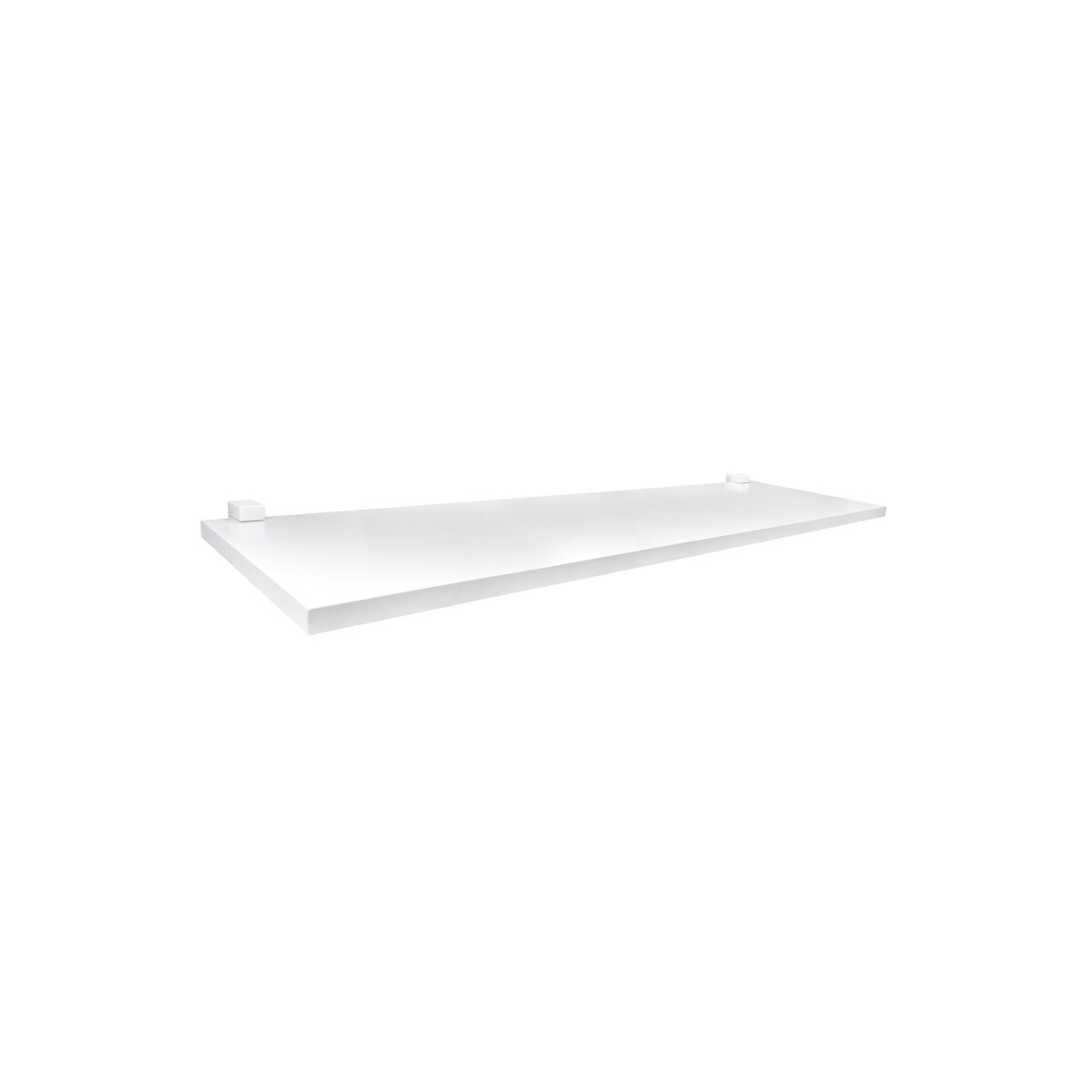 Kit 2 Prateleiras Multiuso Branco Mdf - 80cm X 20cm Suporta