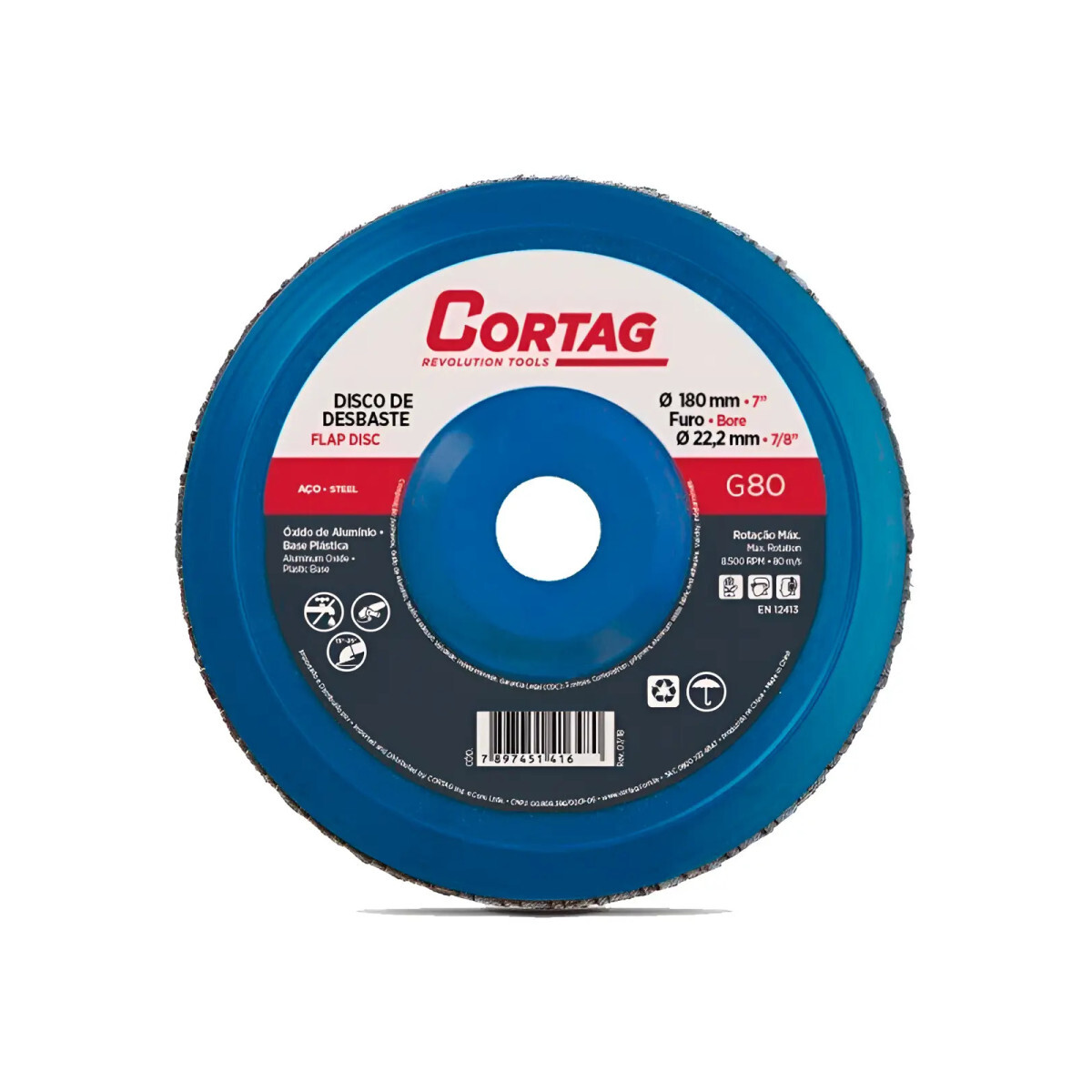 Disco de Desbaste 7 G80 Cortag