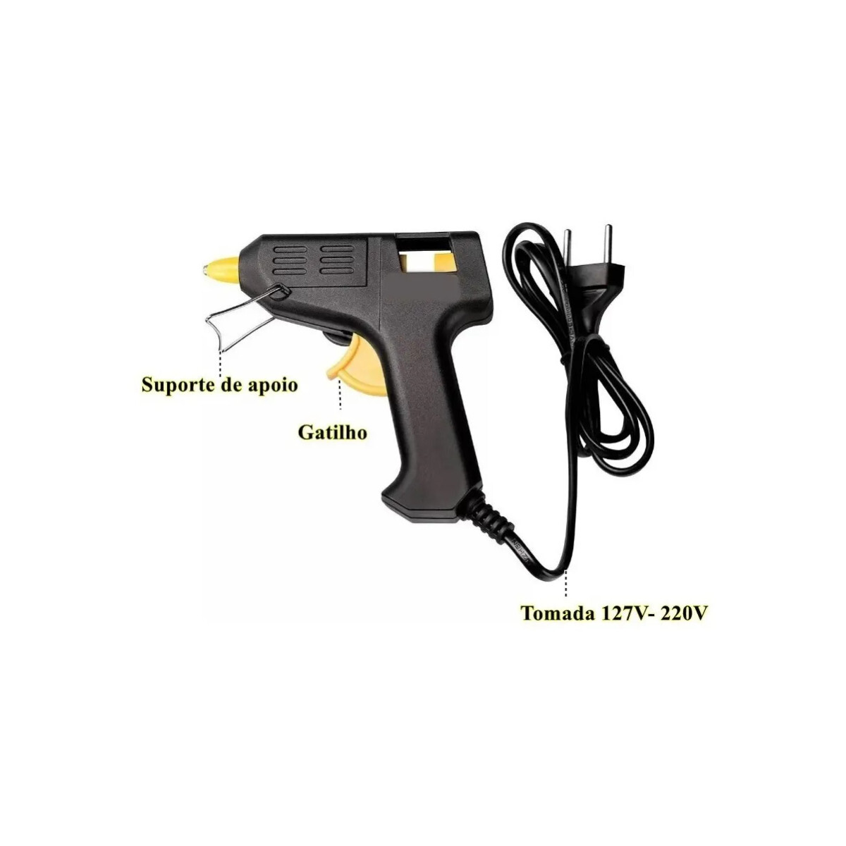 Pistola de Cola Quente Bivolt