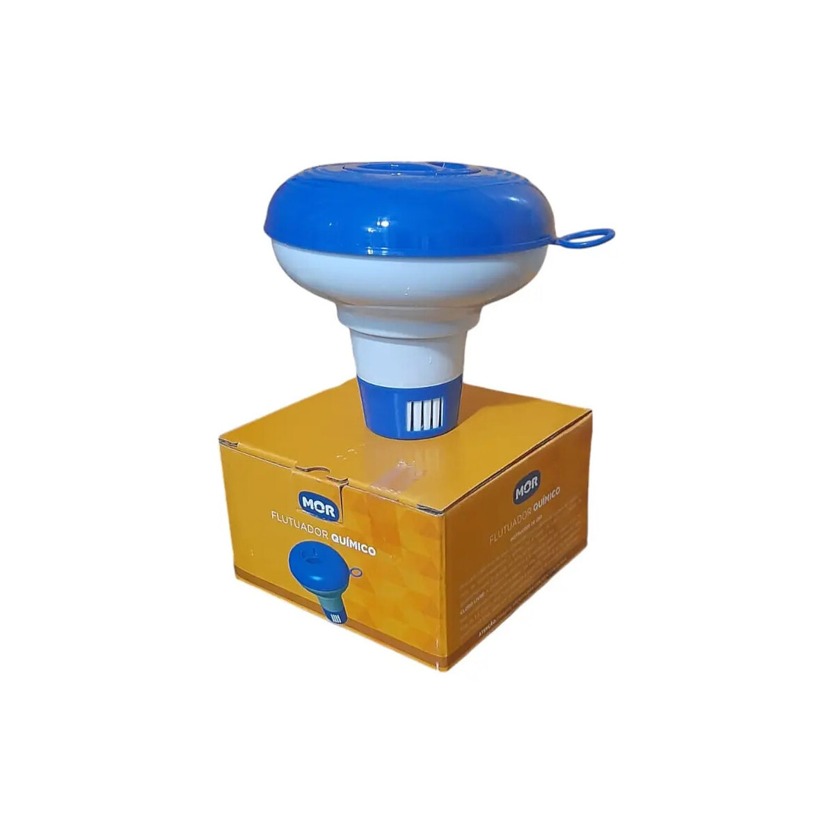 Mor Flutuador Químico para Pastilhas de Cloro Cor Azul