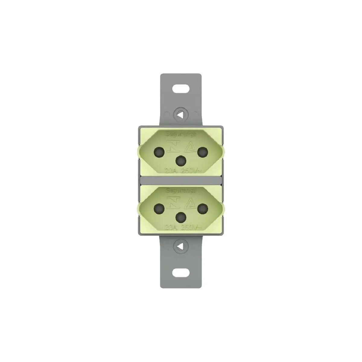 Mecanismo Condulete Tomada Dupla 2p+t 20a 250v Lumibras Cor