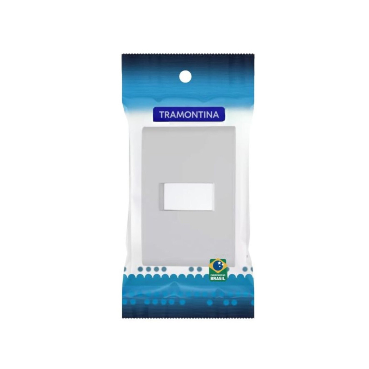 Placa 1 Posto 4x2 Horizontal Tramontina Liz Branca