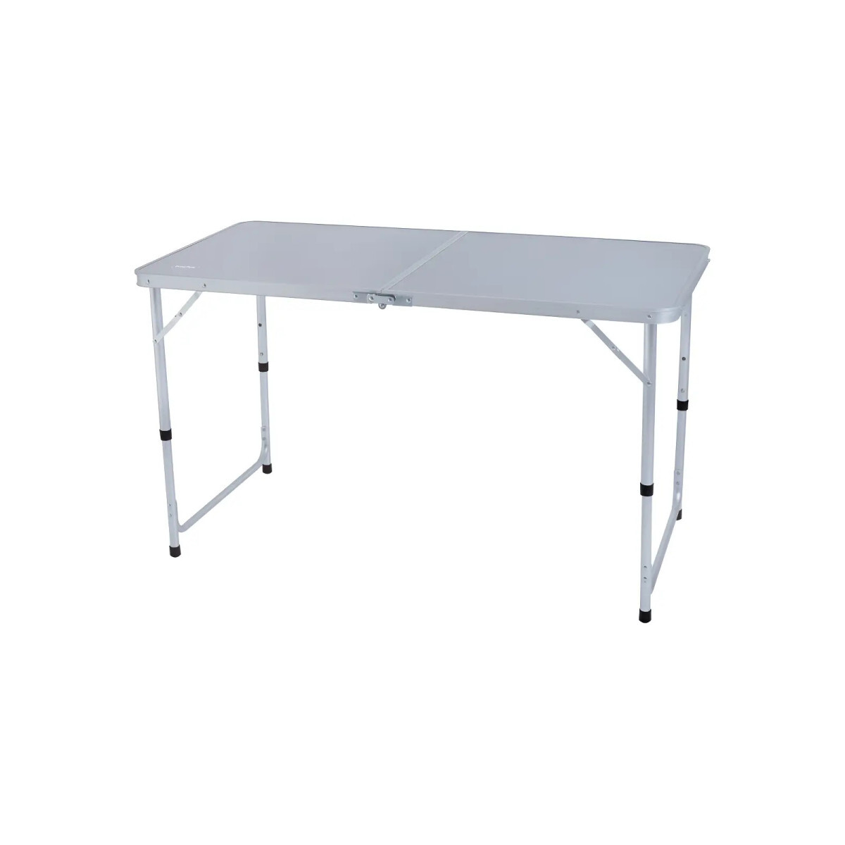 Mesa Dupla Aluminio Cor Cinza