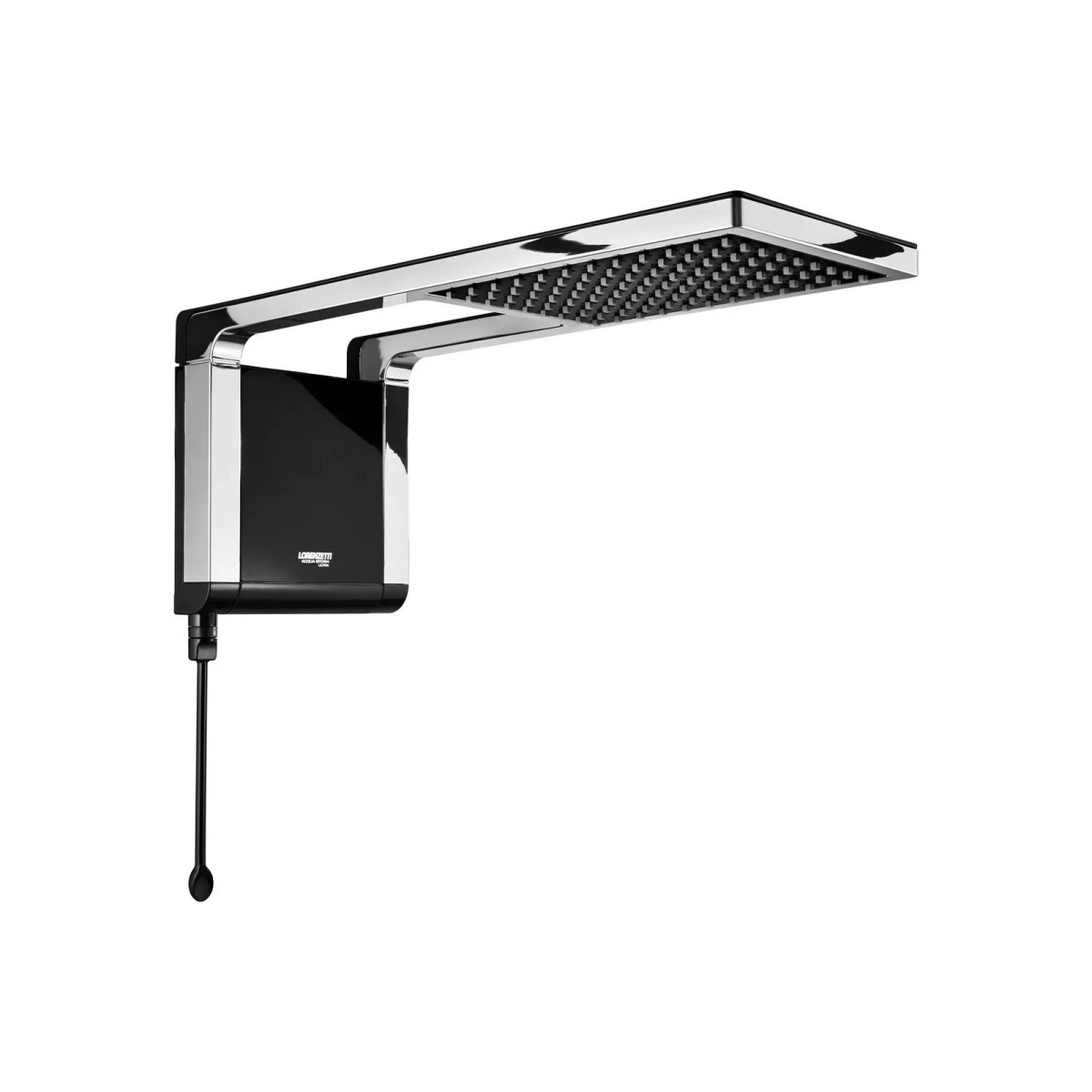 Chuveiro Eletrônico Lorenzetti 7800w Acqua Storm Ultra Preto