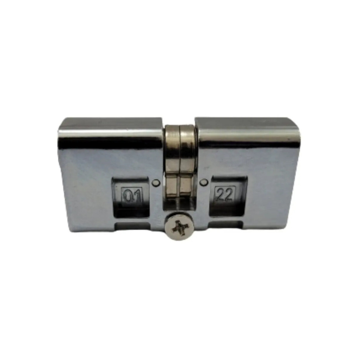 Cilindro para Fechadura Soprano (2 Chaves) Cromado Somente P