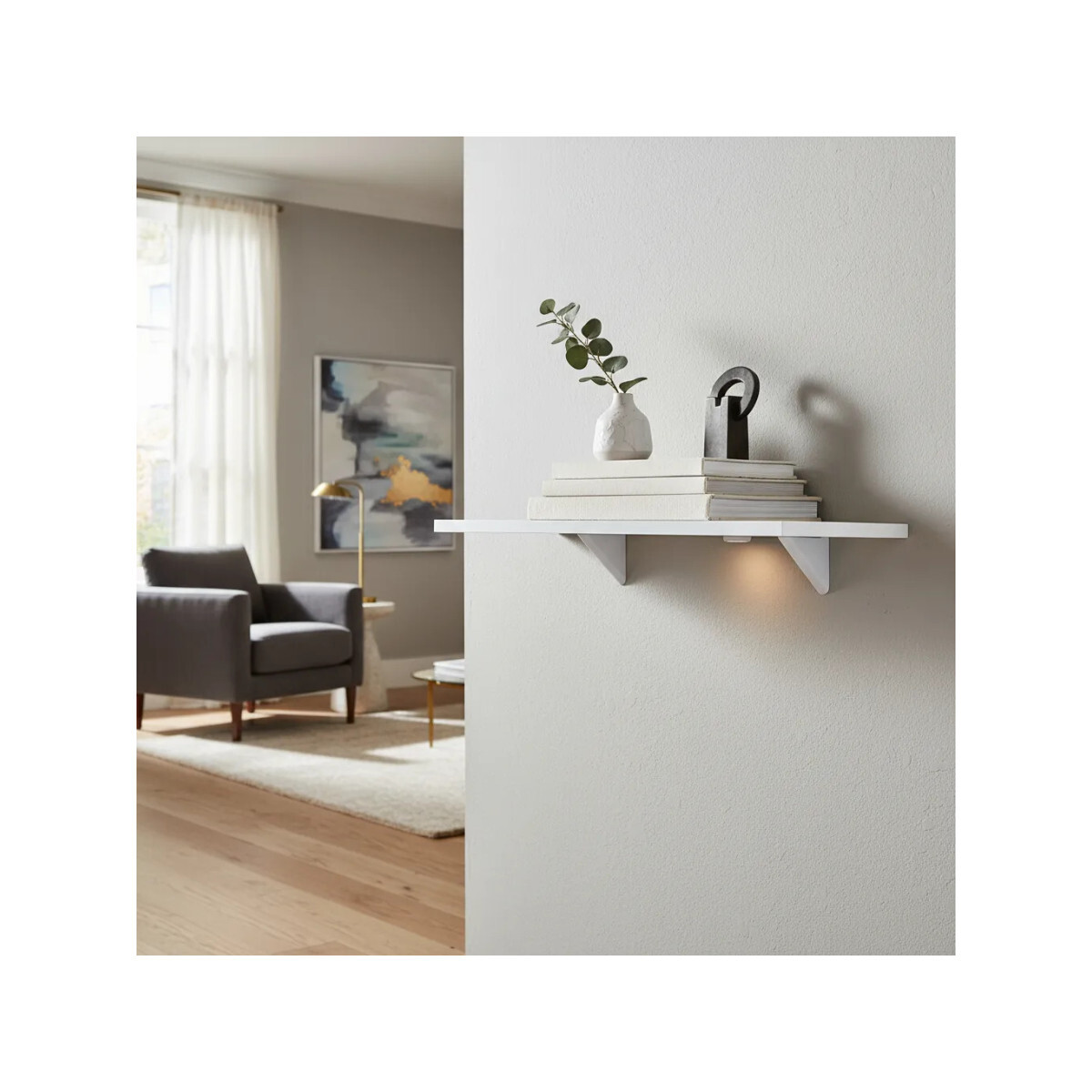 Prateleira Branca Elegance Decora 20x40cm | Atacado São Jorge