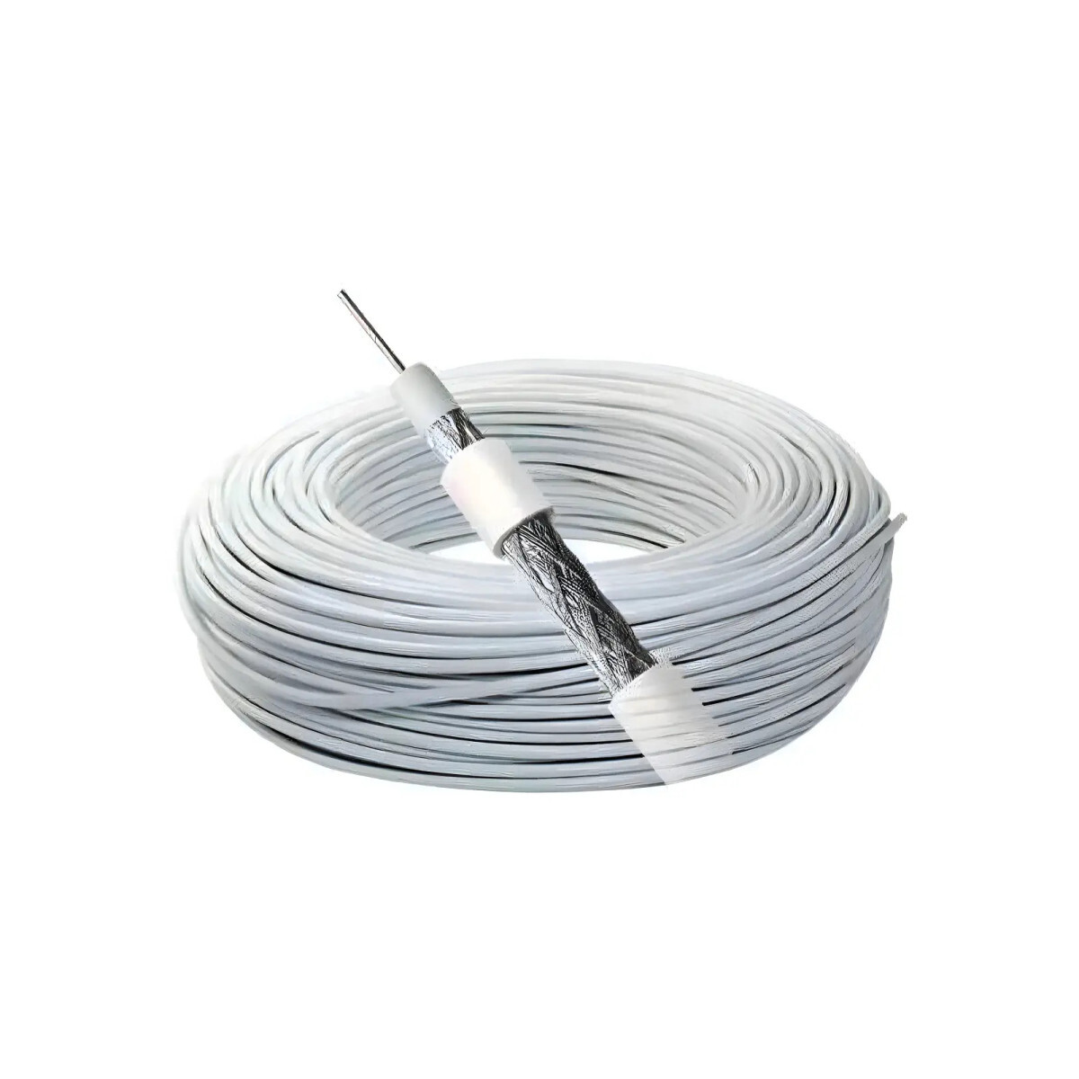 Cabo Coaxial Rg6 67% Bob. 300m Br - Megatron