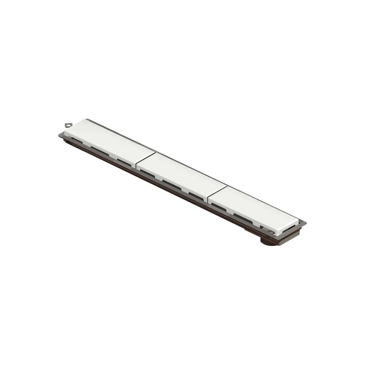 Ralo Linear Novii Seco 4232 75cm Saída Extremidade Branca