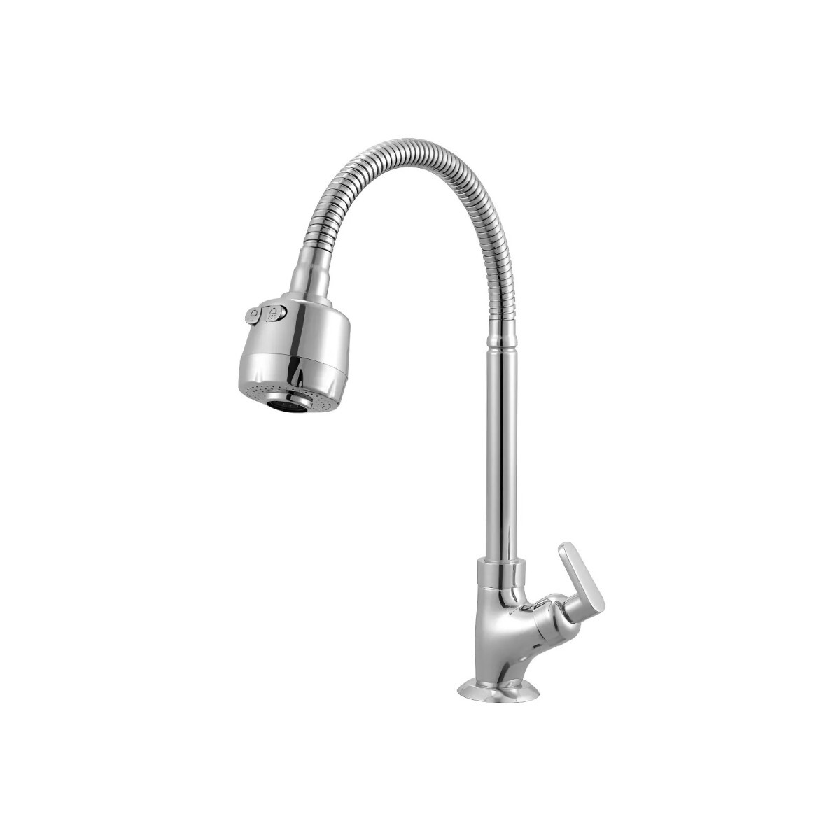 Torneira Mesa Prateada Meber Uni Gourmet com Aerador