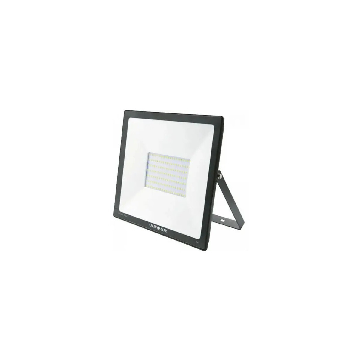 Refletor Led 100w Ourolux Superled Slim Preto 6500k Bivolt a