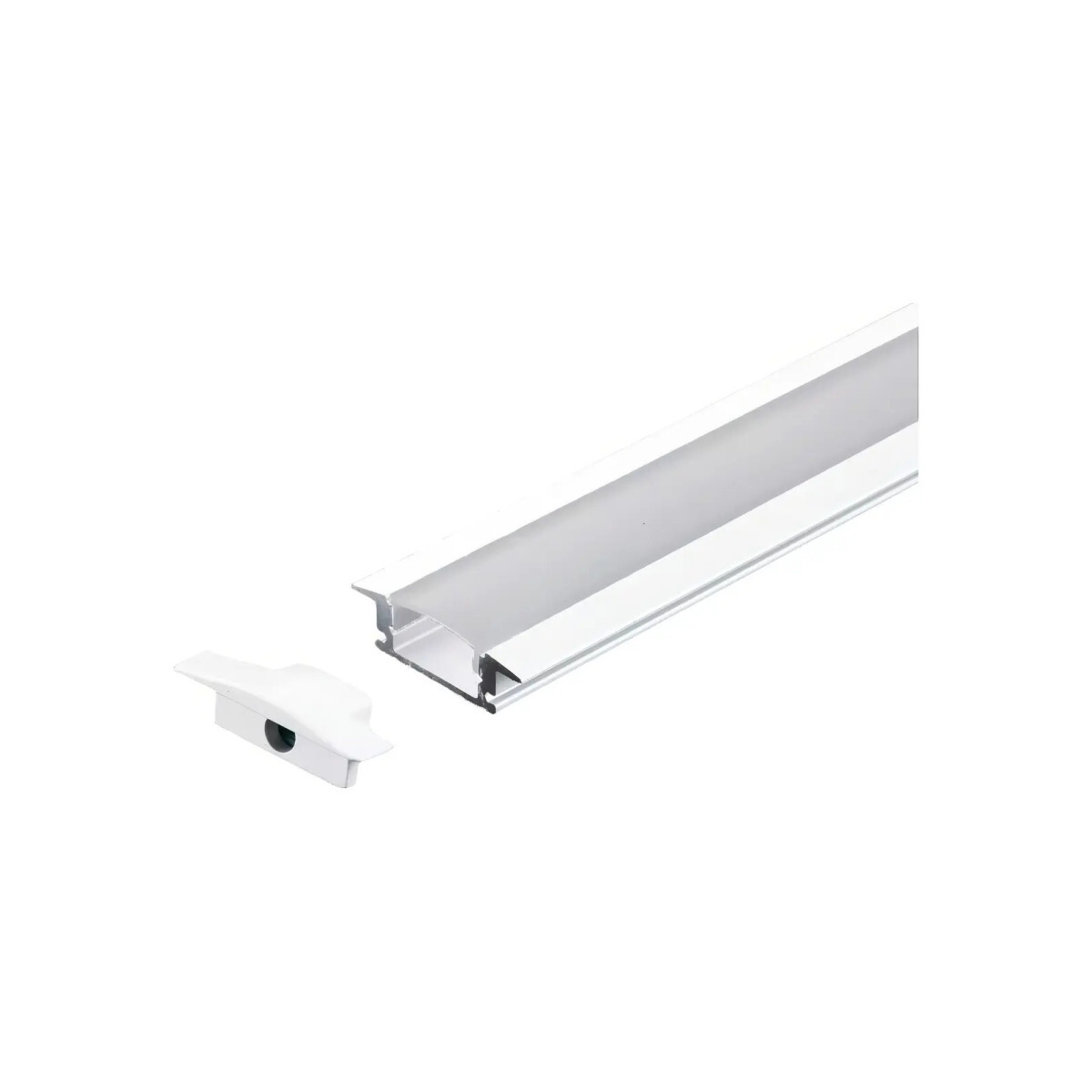 Perfil de Embutir 2m Reposição Luz Branco 3010