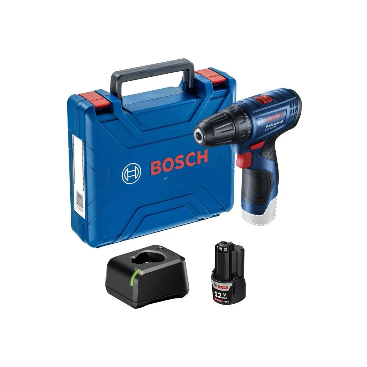 Furadeira Elétrica de 10mm Bosch Gsr 120-li+ Accesorios com