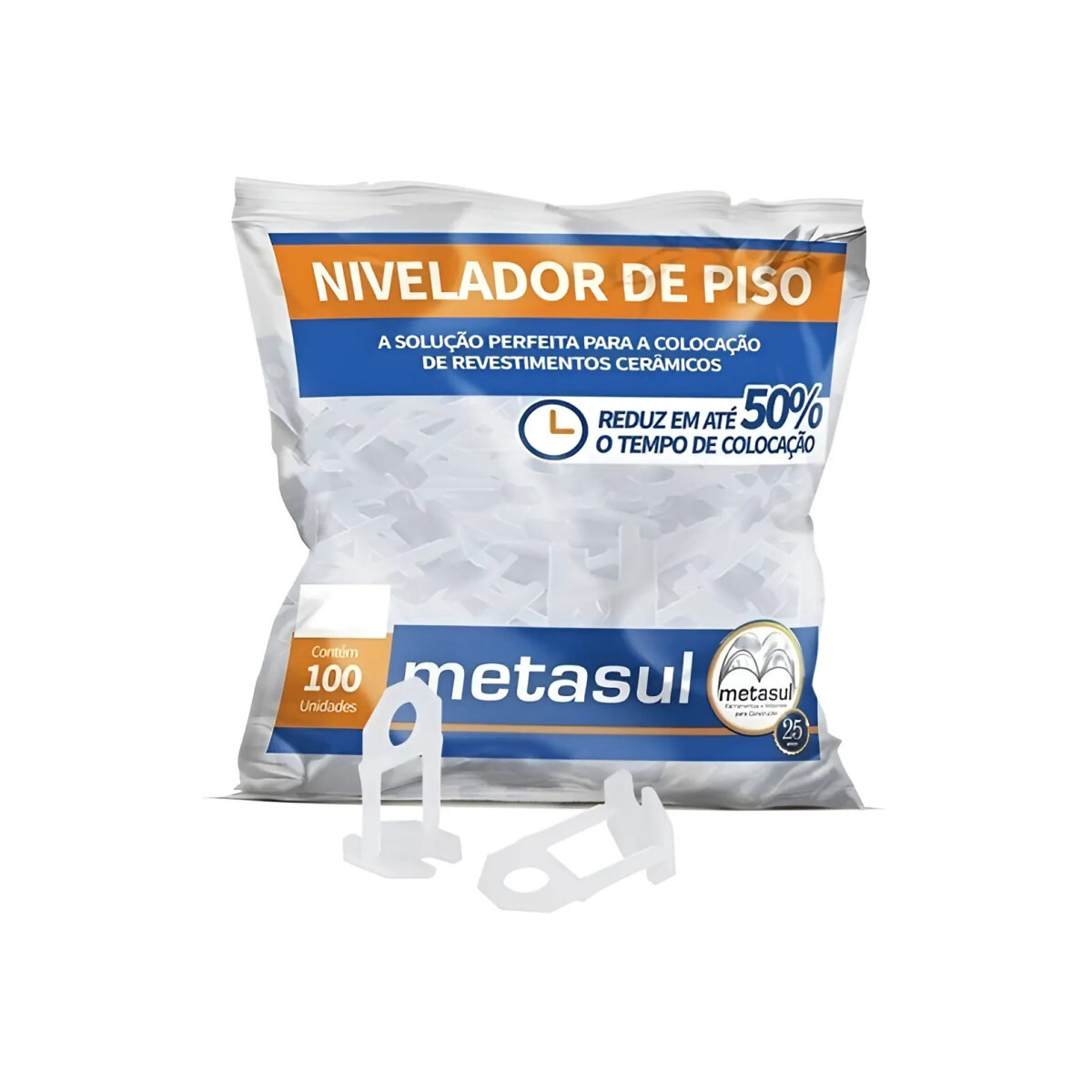 200 Cunha Slim + 1000 Espaçador Nivelador 1,5mm Metasul