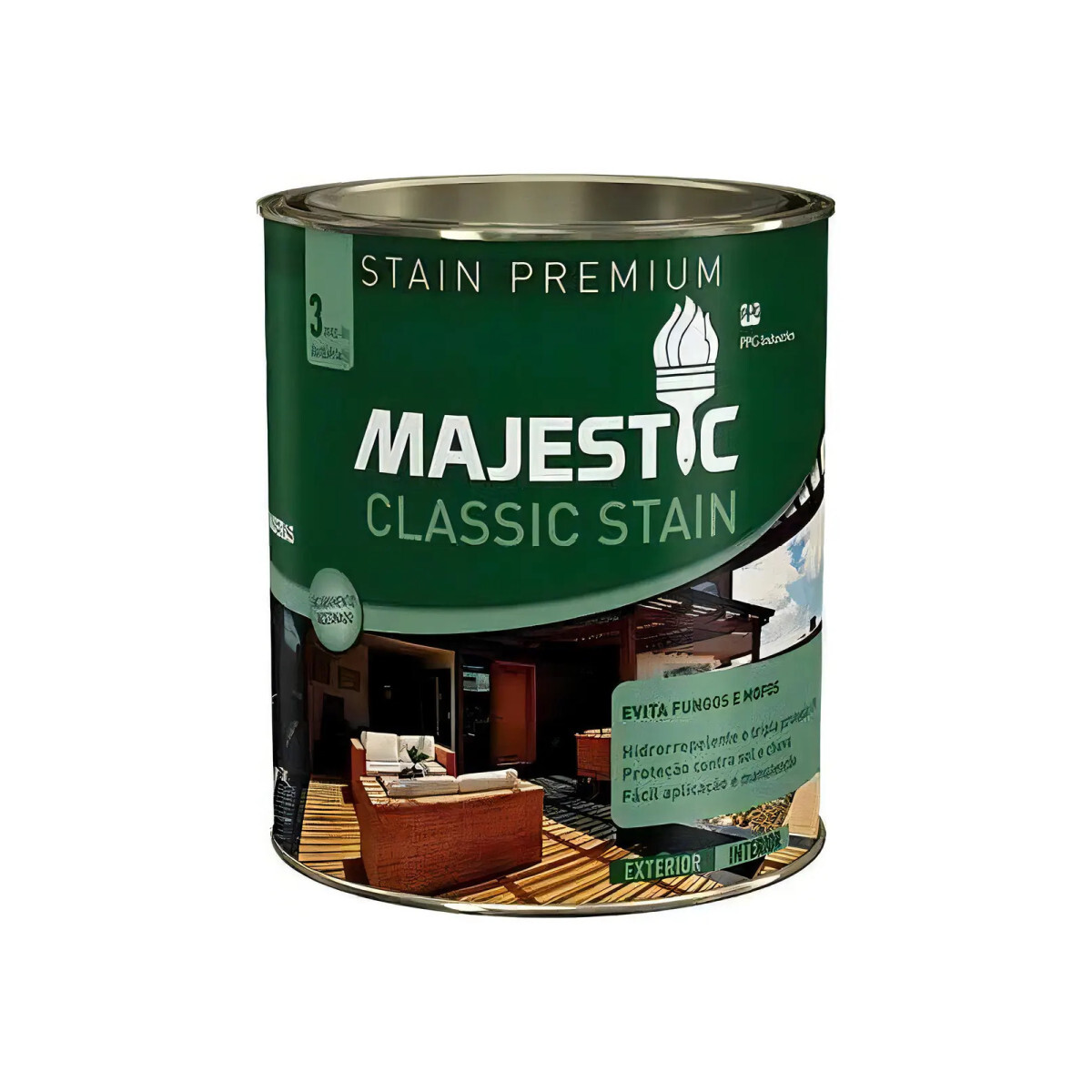 Stain Classic Majestic 900ml Renner Cor Natural