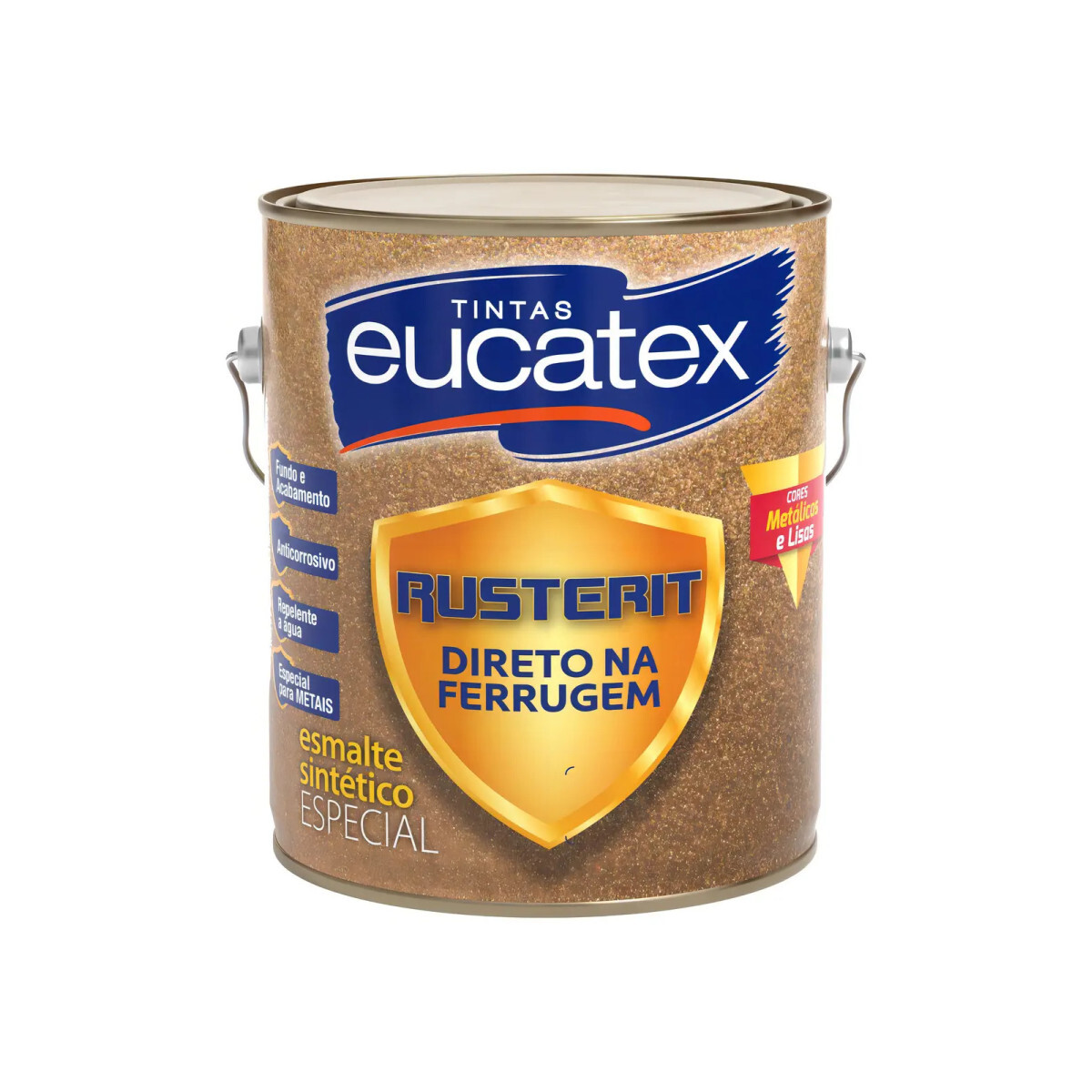 Tinta Antiferrugem Rusterit Eucatex 3,6l Bronze para Ferrugem