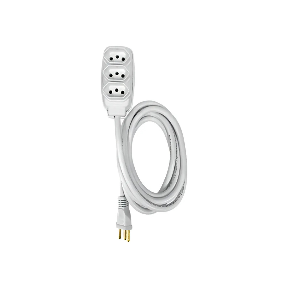 Extensão Elétrica 3 Metros 2,5mm 2p+t 20a Pp Reforçada Ilumi
