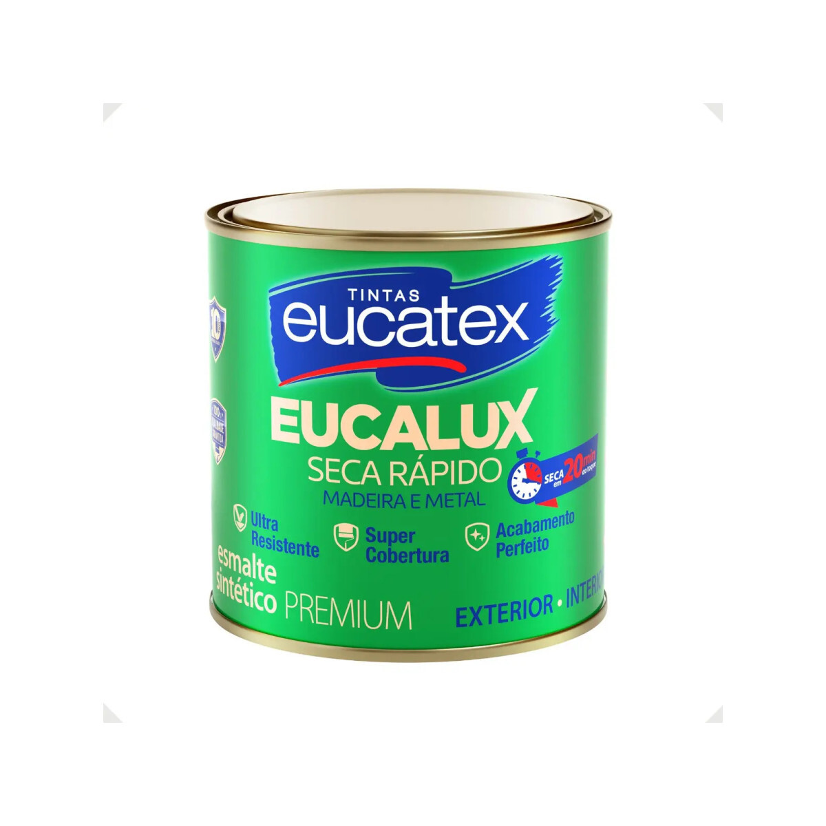 Tinta Esmalte Seca Rápido Eucalux 225ml Varias Cores Eucatex