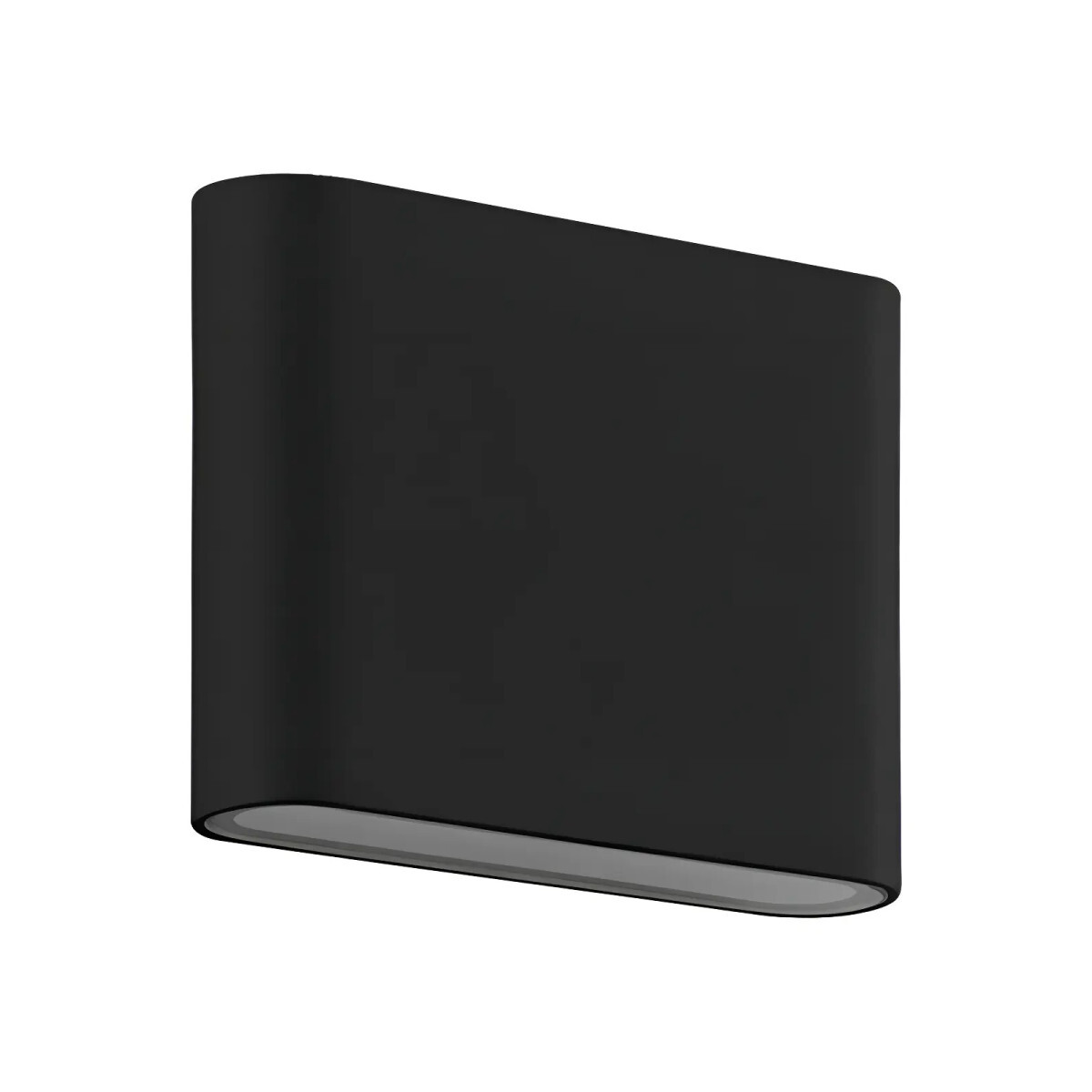 Luminária Arandela Slim 3 Aletas Quadrada 2 Fachos G9 Preta Plaslumi