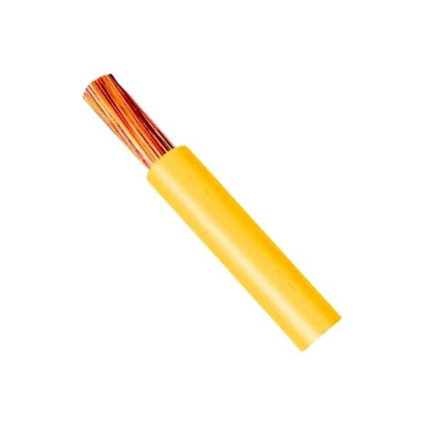 Cabo Flexível 2,5mm² 750v Amarelo (rolo 100 Metros) - Corfio (ref: 5046)