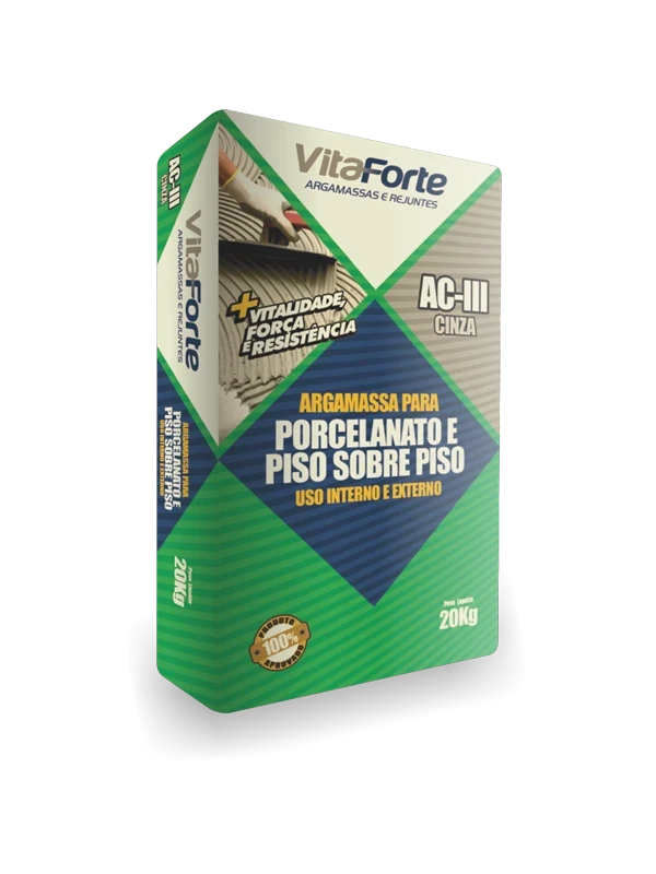 Argamassa Vitaforte Ou Minuano Aciii 20kg