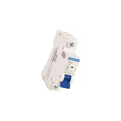Disjuntor Din Branco Monopolar C 40a 3ka Tramontina - 58011