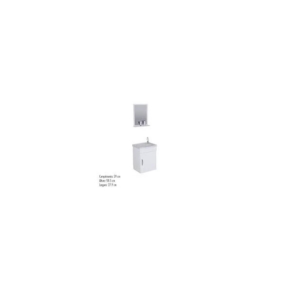 Armario Siena Suspenso 1 Porta 39cm Br