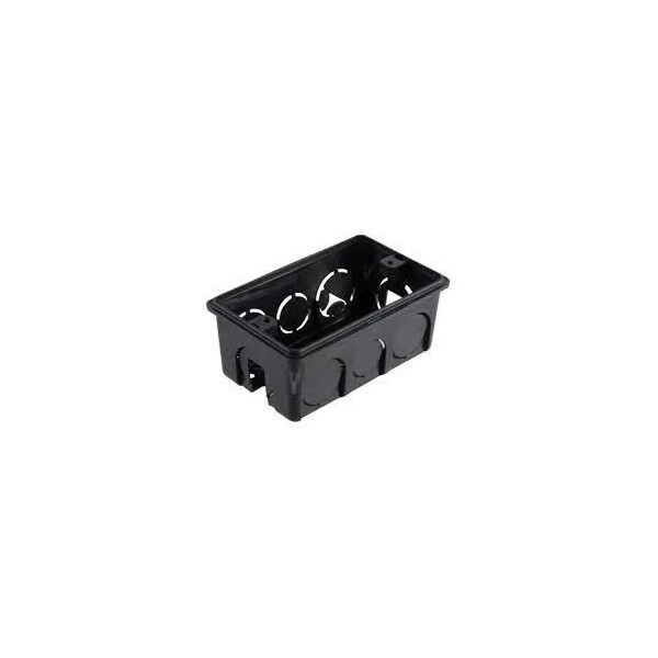Caixa Luz 4x2 Preta Mondiale