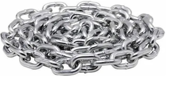 Corrente Soldada Zincada Elo Longo 5,0mm