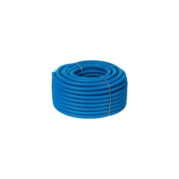 Mang Corrugada 1" Rolo 50mt Azul