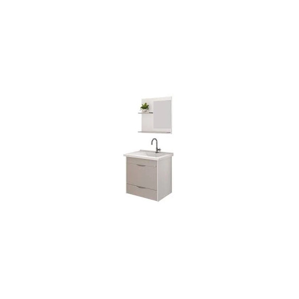 Armario Roma Suspenso 1 Gaveta Completo 55,4cm Cor:gi