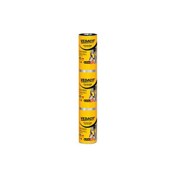 Fita Asfáltica Autoadesiva Aluminizada 90cm X 10m - Vedacit (ref: 20301)